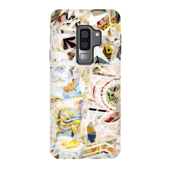 Galaxy S9 plus StrongFit Mosaic of Barcelona XIX by amini54