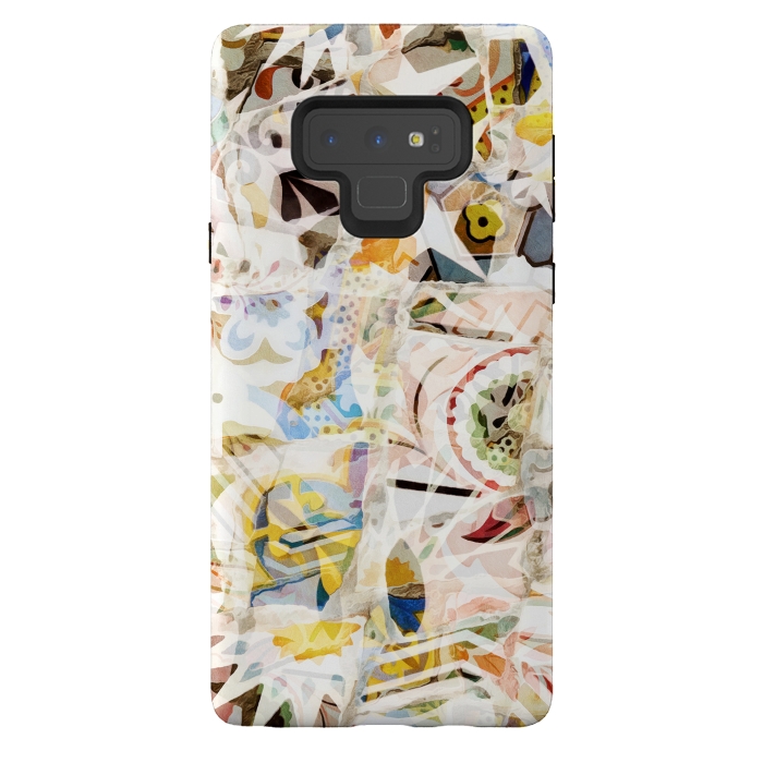 Galaxy Note 9 StrongFit Mosaic of Barcelona XIX by amini54