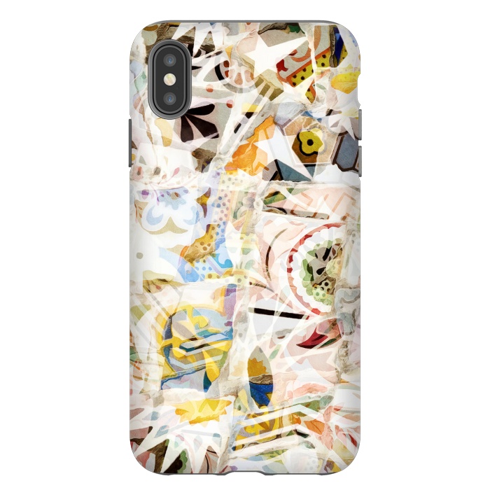 iPhone Xs Max StrongFit Mosaic of Barcelona XIX by amini54