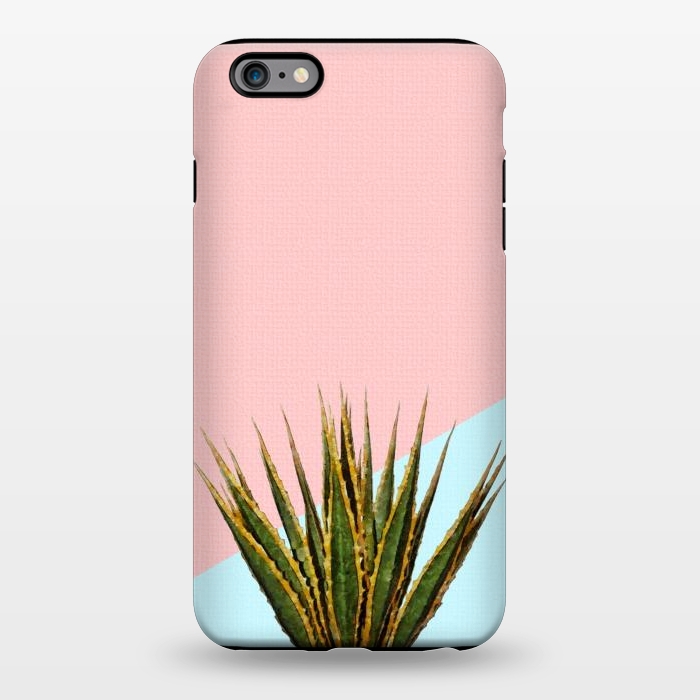 iPhone 6/6s plus StrongFit  Agave Plant on Pink and Teal Wall by amini54