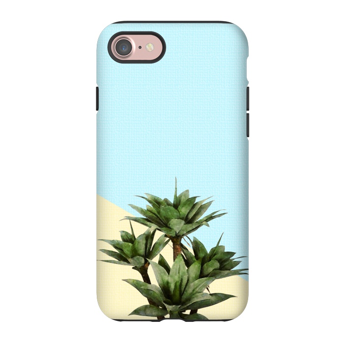 iPhone 7 StrongFit  Agave Plant on Lemon and Teal Wall by amini54