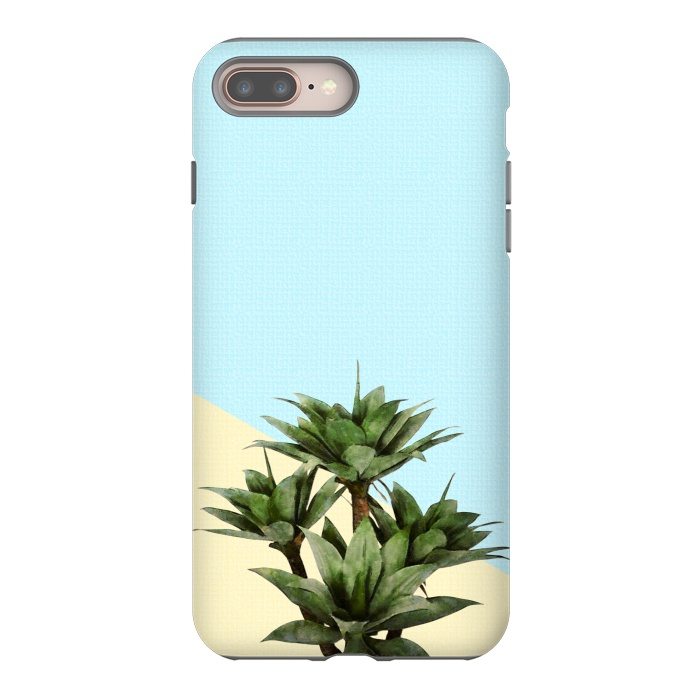 iPhone 7 plus StrongFit  Agave Plant on Lemon and Teal Wall by amini54