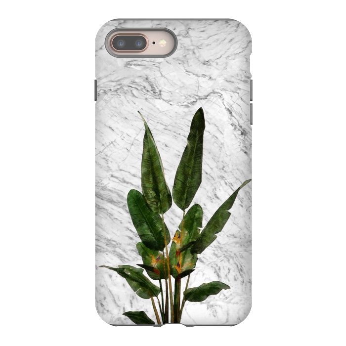 iPhone 7 plus StrongFit Bird of Paradise Plant on White by amini54