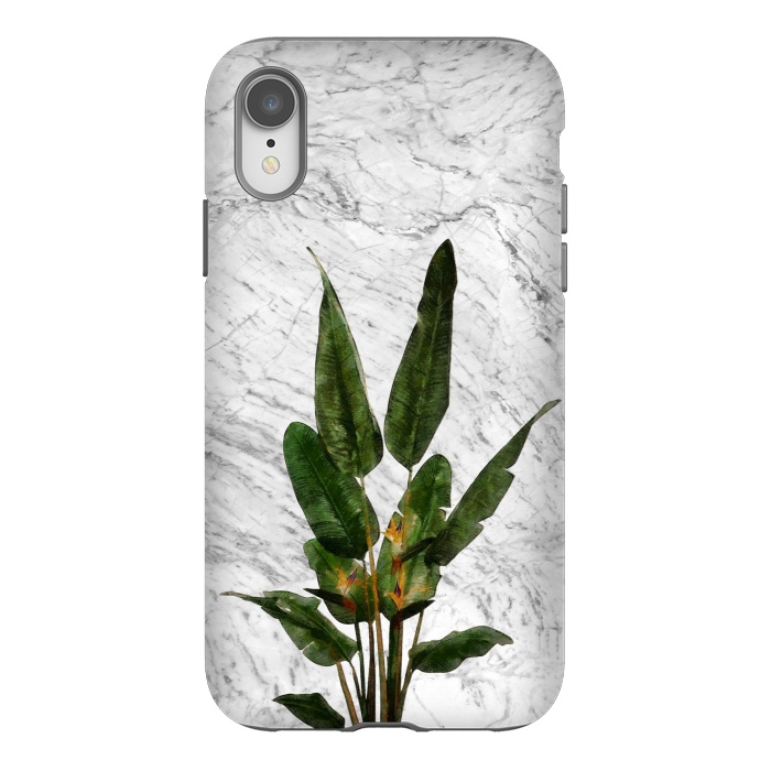 iPhone Xr StrongFit Bird of Paradise Plant on White by amini54