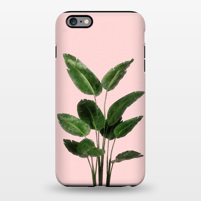 iPhone 6/6s plus StrongFit Bird of Paradise Plant on Pink by amini54