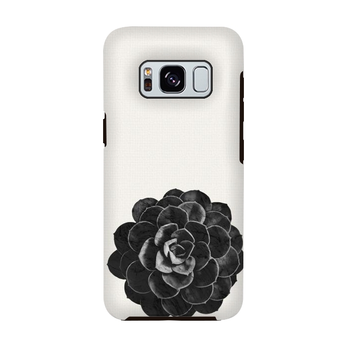 Galaxy S8 StrongFit Succulent Black Marble by amini54