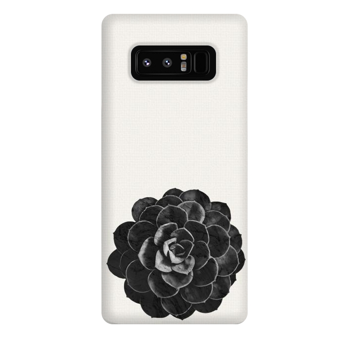Galaxy Note 8 StrongFit Succulent Black Marble by amini54