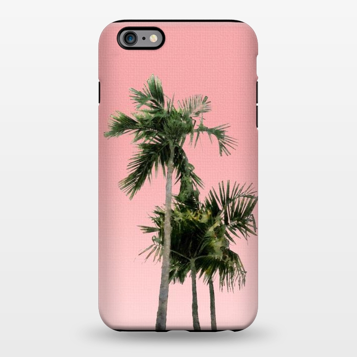 iPhone 6/6s plus StrongFit Palm Trees on Pink by amini54