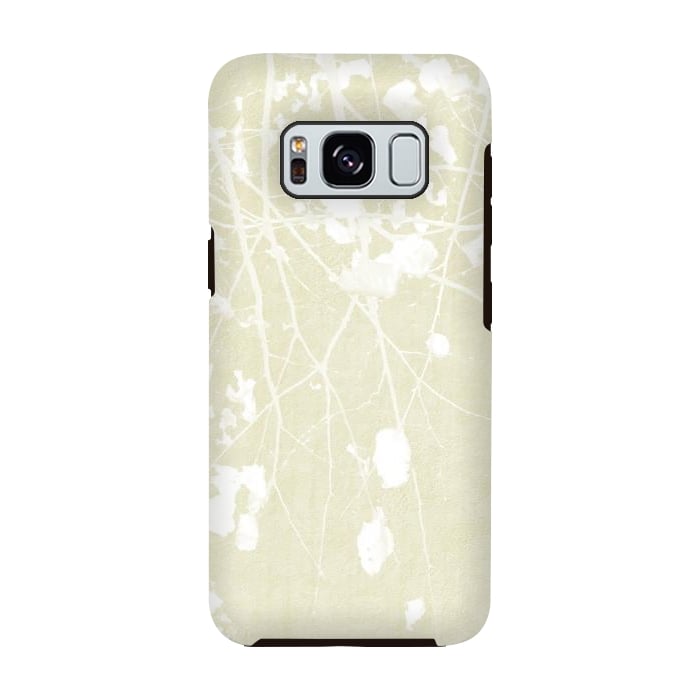 Galaxy S8 StrongFit  Foliage on Ivory by amini54