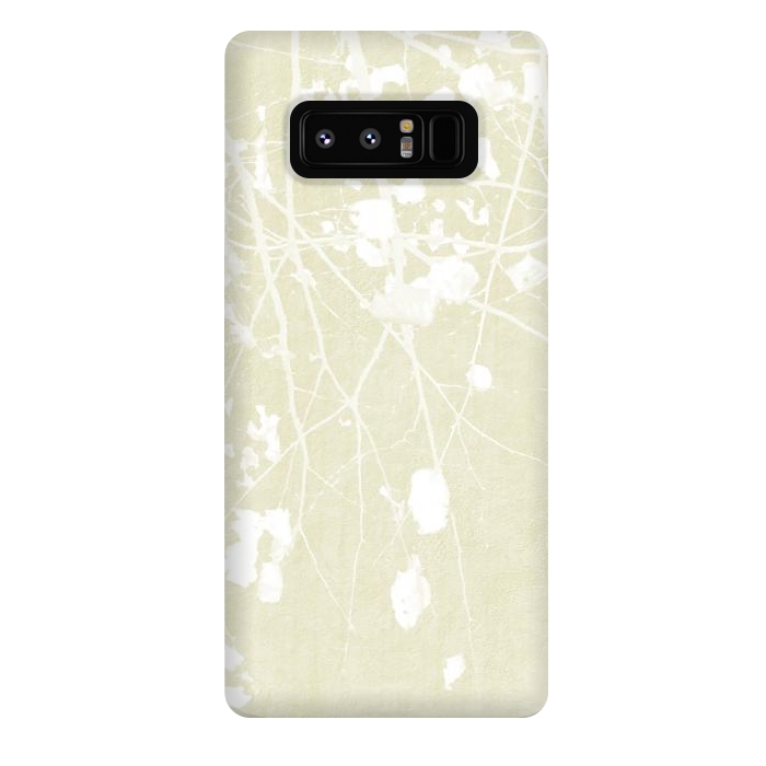Galaxy Note 8 StrongFit  Foliage on Ivory by amini54