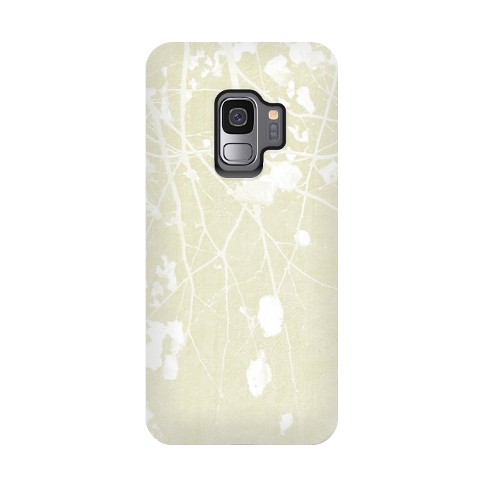 Galaxy S9 StrongFit  Foliage on Ivory by amini54