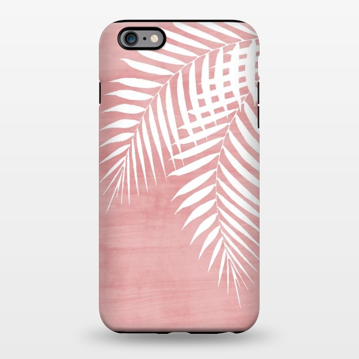 iPhone 6/6s plus StrongFit  Palm Leaves on Pink by amini54