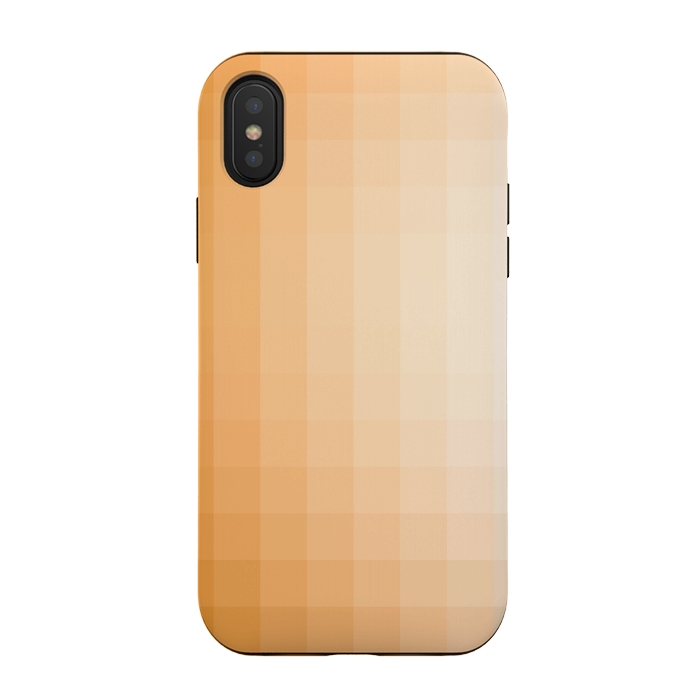 iPhone Xs / X StrongFit Gradient, Amber and White by amini54