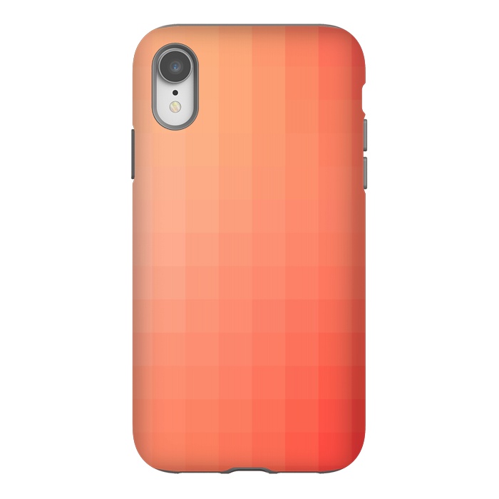 iPhone Xr StrongFit Gradient, Coral and Pink by amini54