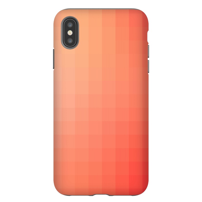 iPhone Xs Max StrongFit Gradient, Coral and Pink by amini54