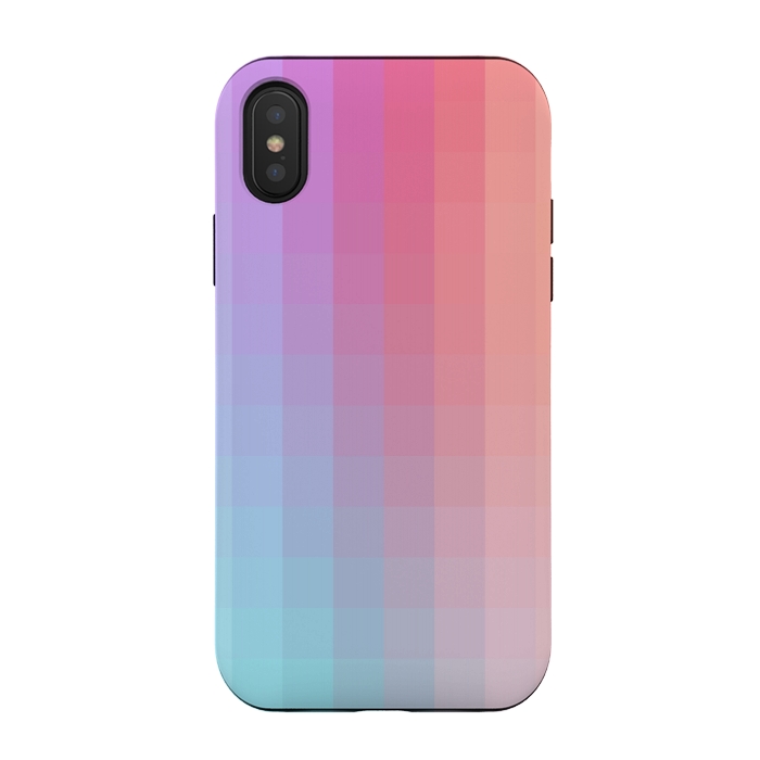 iPhone Xs / X StrongFit Gradient, Pink and Lilac by amini54
