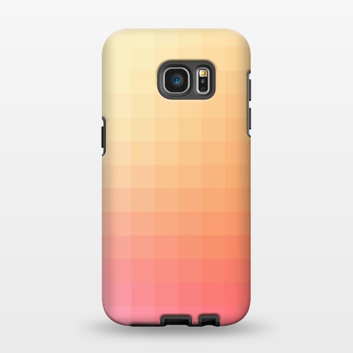 Galaxy S7 EDGE StrongFit Gradient, Pink and Orange by amini54