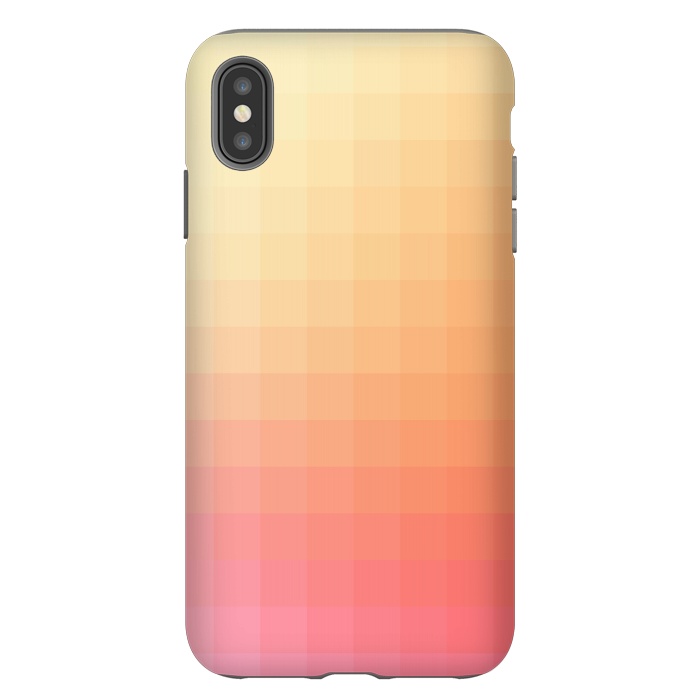 iPhone Xs Max StrongFit Gradient, Pink and Orange by amini54