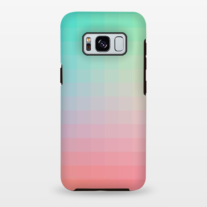 Galaxy S8 plus StrongFit Gradient, Pink and Teal by amini54