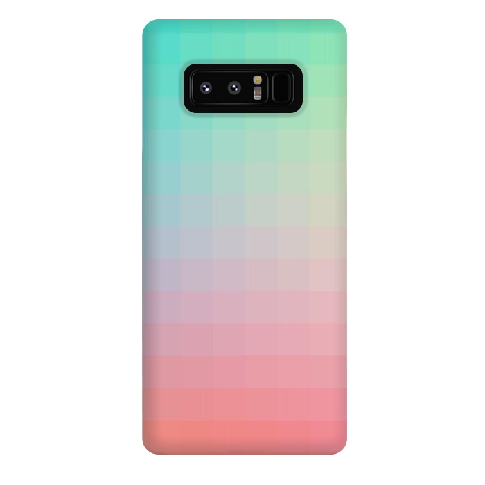 Galaxy Note 8 StrongFit Gradient, Pink and Teal by amini54