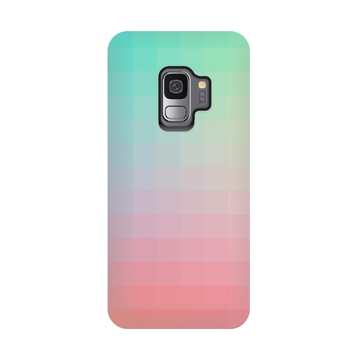 Galaxy S9 StrongFit Gradient, Pink and Teal by amini54