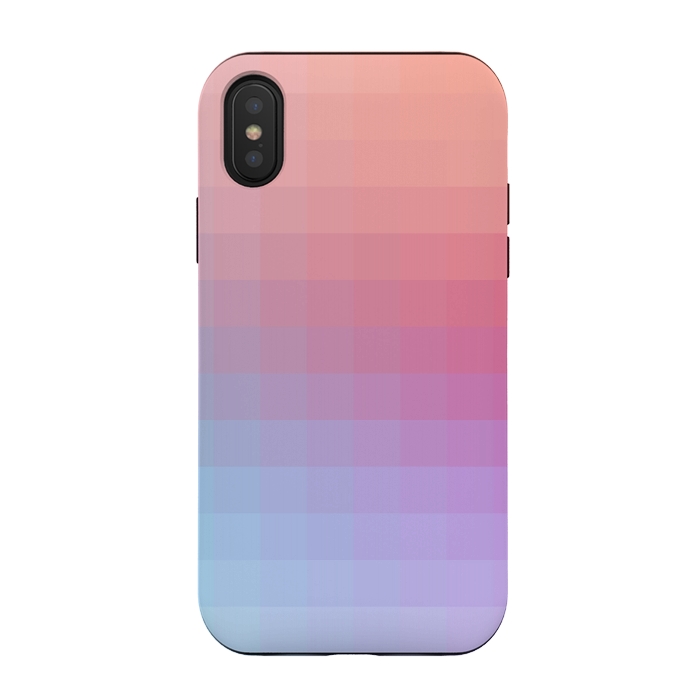 iPhone Xs / X StrongFit Gradient, Pink and Violet by amini54