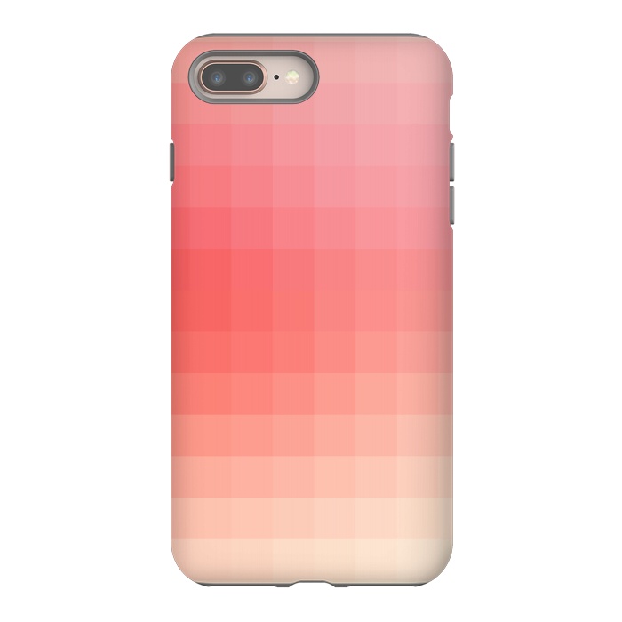 iPhone 7 plus StrongFit Gradient, Pink and White by amini54