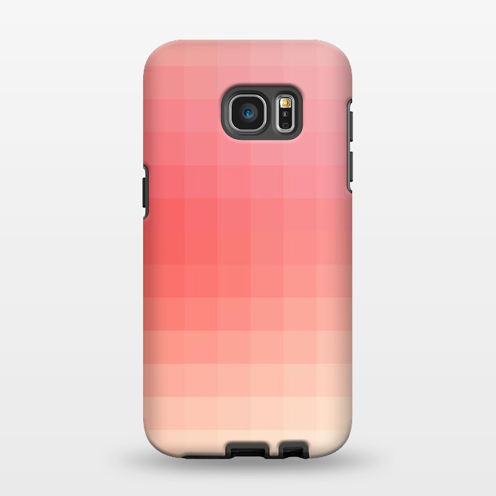 Galaxy S7 EDGE StrongFit Gradient, Pink and White by amini54