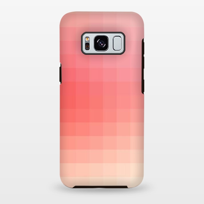 Galaxy S8 plus StrongFit Gradient, Pink and White by amini54