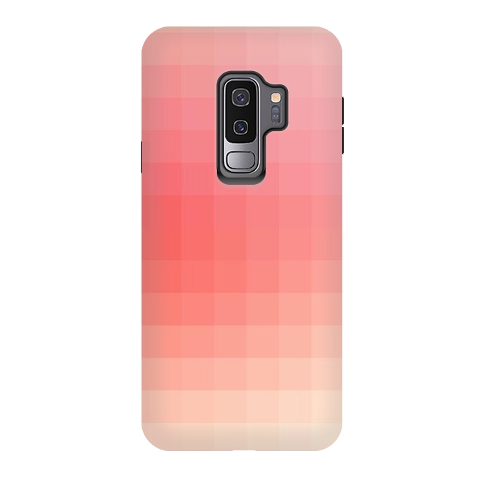 Galaxy S9 plus StrongFit Gradient, Pink and White by amini54