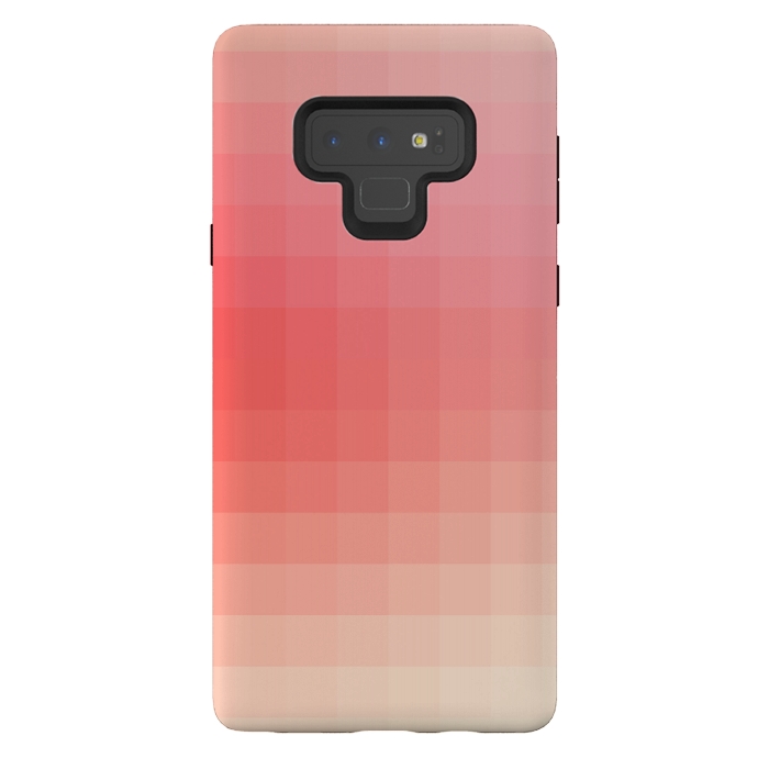 Galaxy Note 9 StrongFit Gradient, Pink and White by amini54