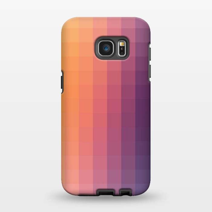 Galaxy S7 EDGE StrongFit Gradient, Purple and Orange by amini54