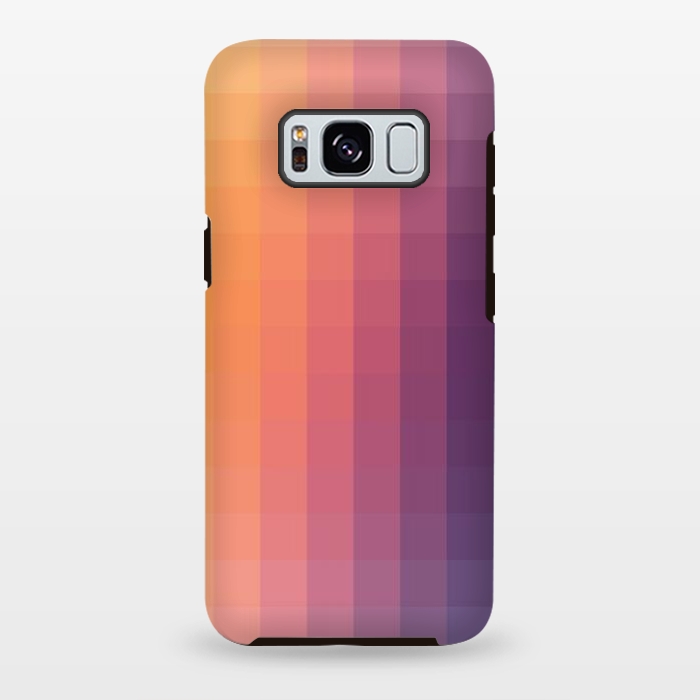 Galaxy S8 plus StrongFit Gradient, Purple and Orange by amini54