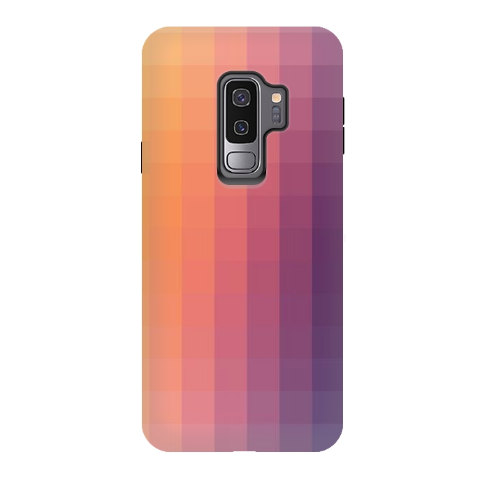 Galaxy S9 plus StrongFit Gradient, Purple and Orange by amini54
