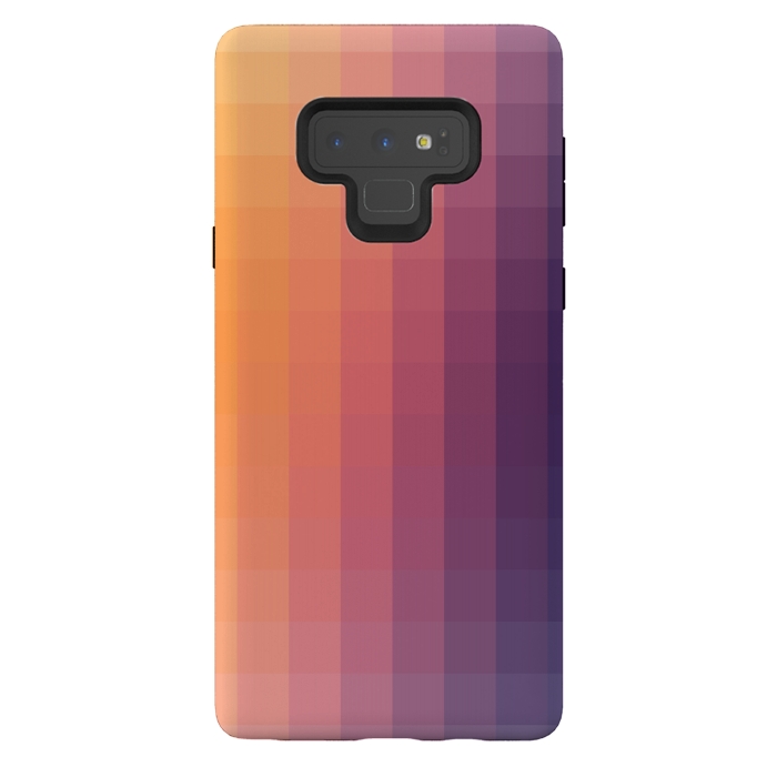 Galaxy Note 9 StrongFit Gradient, Purple and Orange by amini54