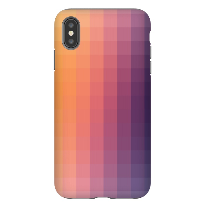 iPhone Xs Max StrongFit Gradient, Purple and Orange by amini54
