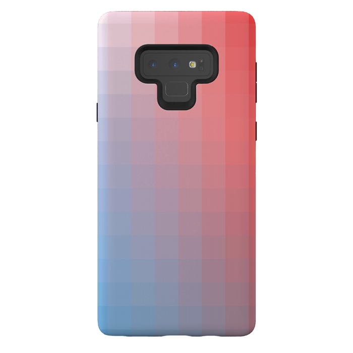 Galaxy Note 9 StrongFit Gradient, Red, White and Blue by amini54