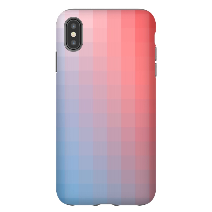 iPhone Xs Max StrongFit Gradient, Red, White and Blue by amini54