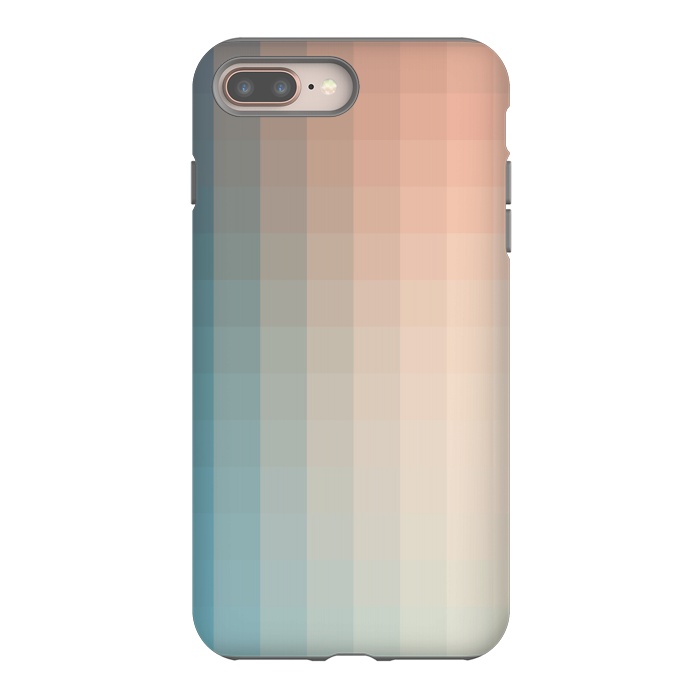 iPhone 7 plus StrongFit Gradient, Turquoise and Pink by amini54