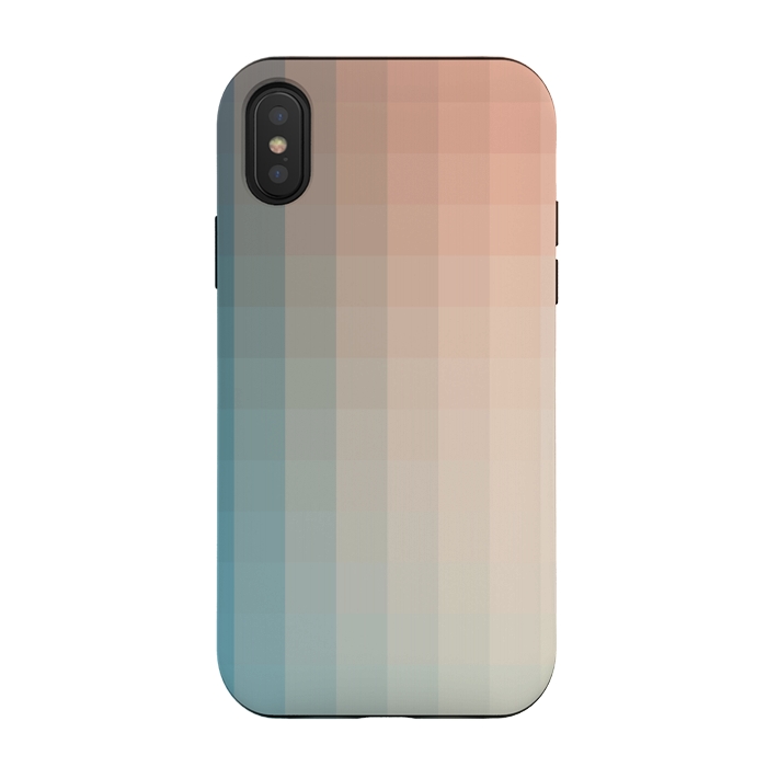 iPhone Xs / X StrongFit Gradient, Turquoise and Pink by amini54