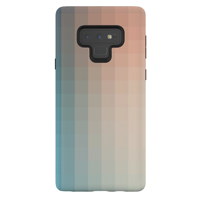 Galaxy Note 9 StrongFit Gradient, Turquoise and Pink by amini54
