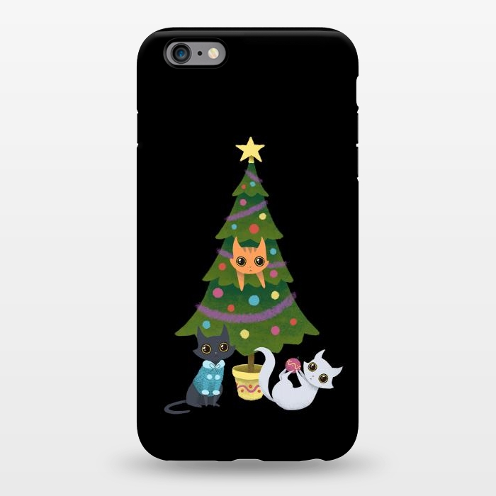 iPhone 6/6s plus StrongFit Meowy christmas by Laura Nagel