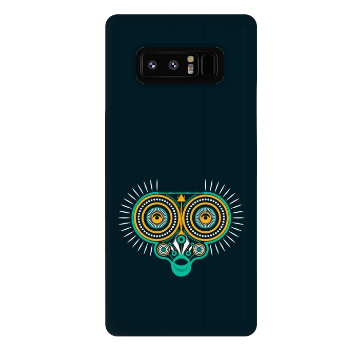 Galaxy Note 8 StrongFit horned owl tattoo tribal by TMSarts