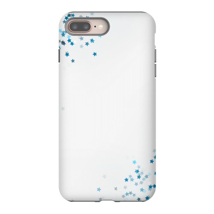 iPhone 7 plus StrongFit blue glitter star by MALLIKA