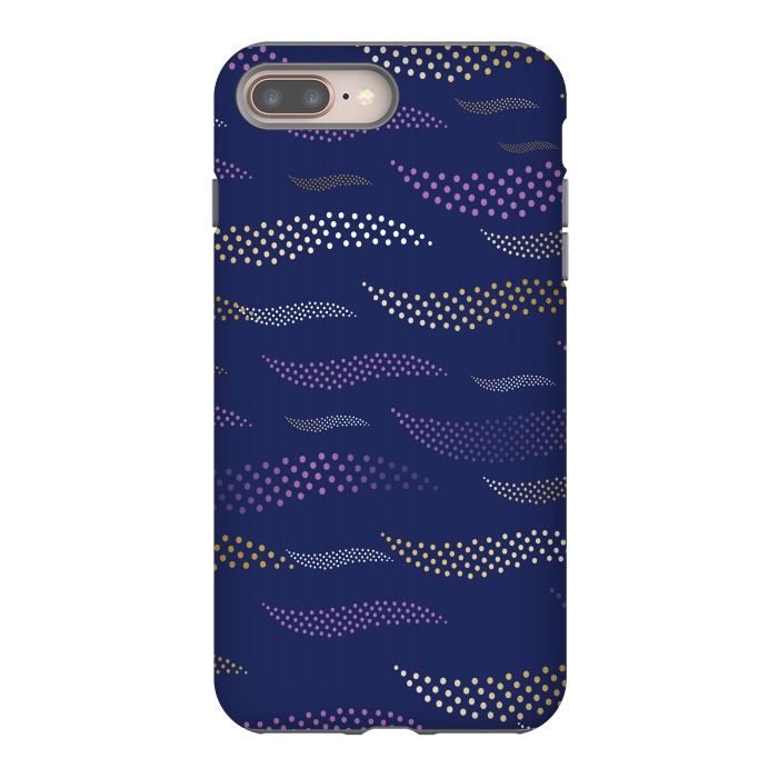 iPhone 7 plus StrongFit Waves / Tiger (stylized pattern) by Bledi