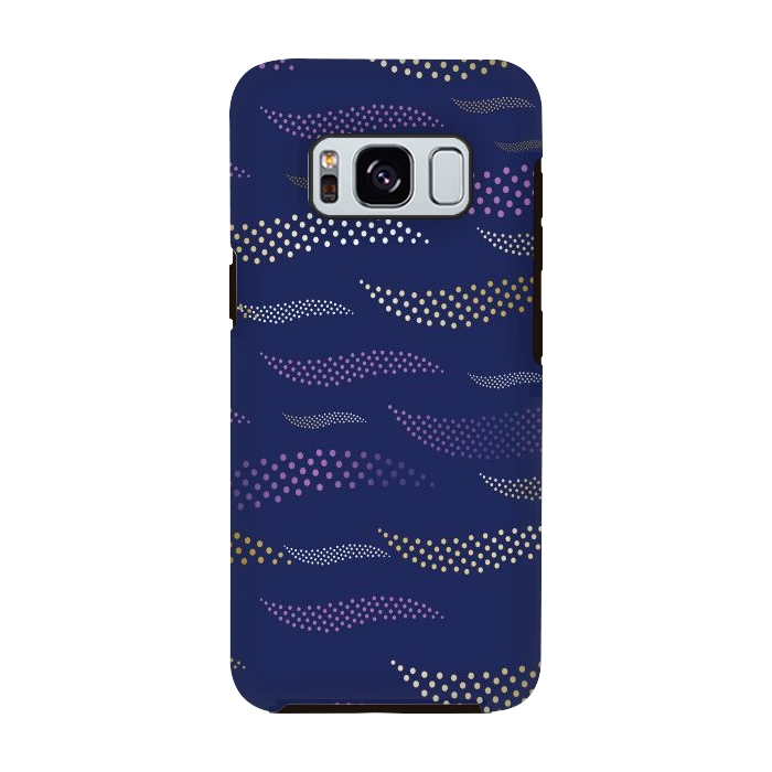 Galaxy S8 StrongFit Waves / Tiger (stylized pattern) by Bledi