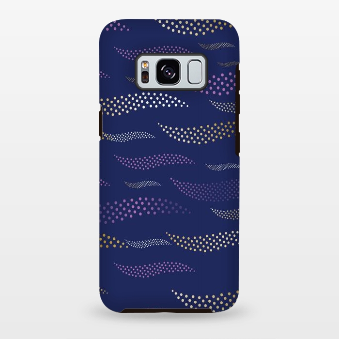 Galaxy S8 plus StrongFit Waves / Tiger (stylized pattern) by Bledi