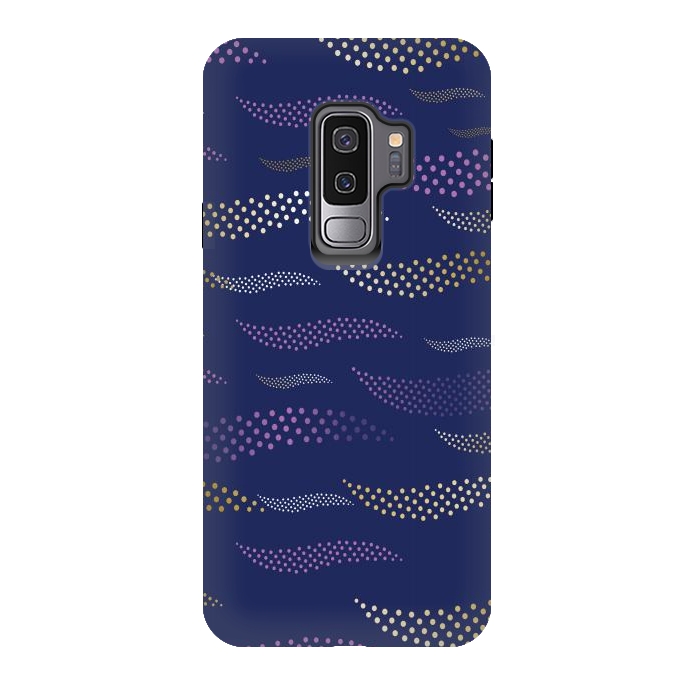 Galaxy S9 plus StrongFit Waves / Tiger (stylized pattern) by Bledi