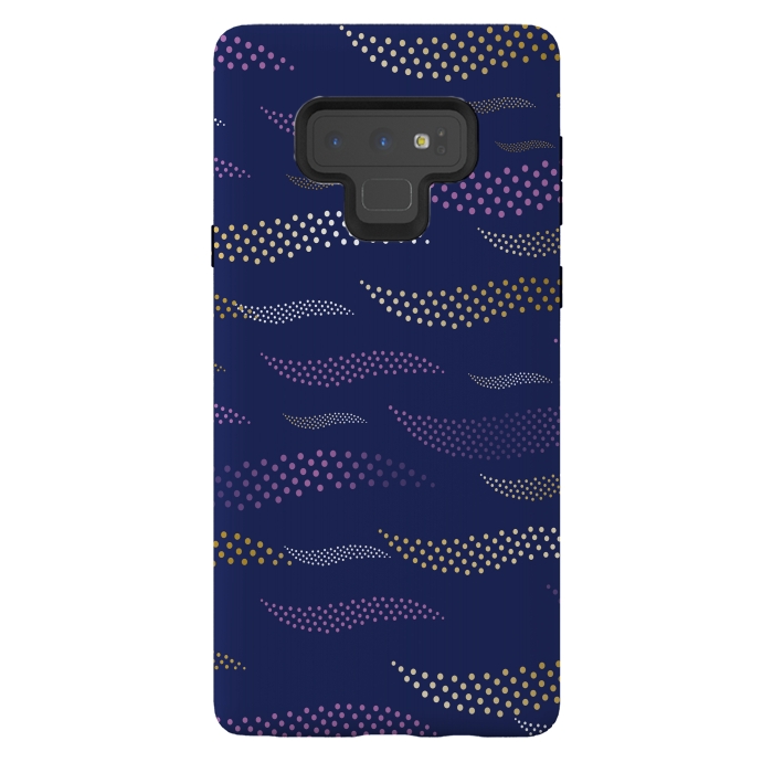 Galaxy Note 9 StrongFit Waves / Tiger (stylized pattern) by Bledi