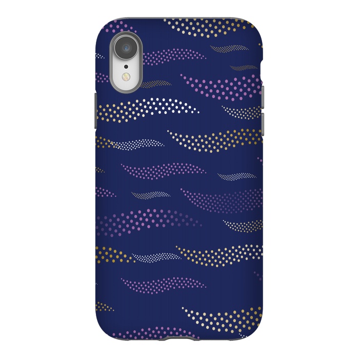 iPhone Xr StrongFit Waves / Tiger (stylized pattern) by Bledi